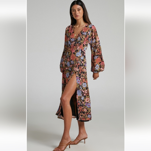 Showpo Henny Midi Dress - Picture 1 of 8